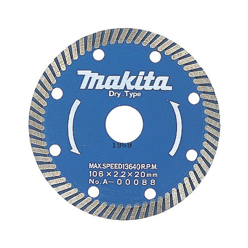 마키타 A-00088 106mm 다이아몬드 휠 파형