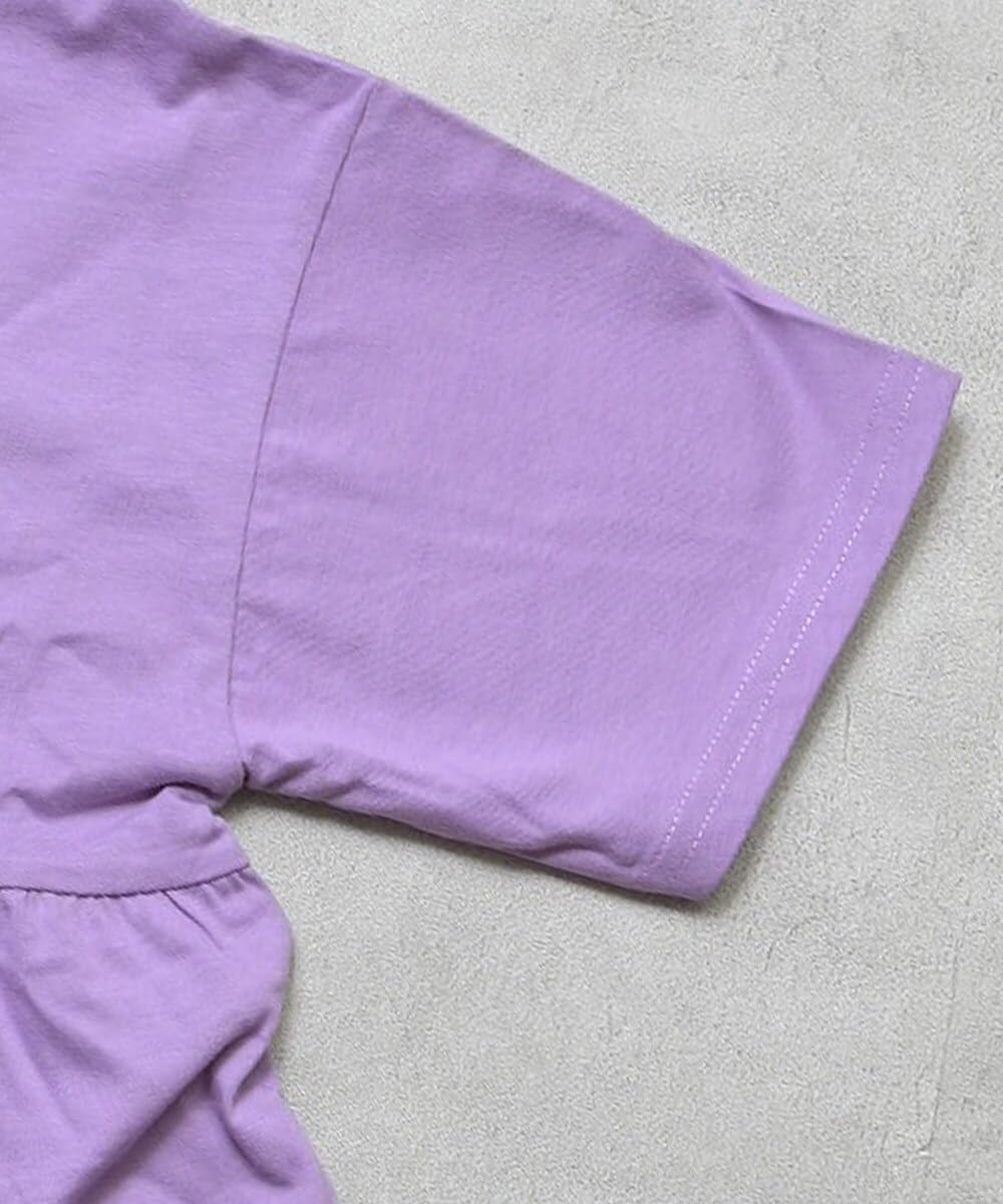 마키즈 COTTON from U.S.A 티어드 반소매 원피스 B11 오프화이트 헤더 110 이미지 8