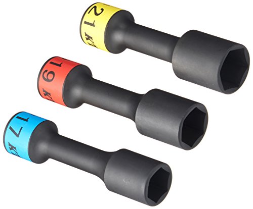 KTC TBP4903 12.7sq 롱 박육 임팩트 휠 너트 소켓 세트