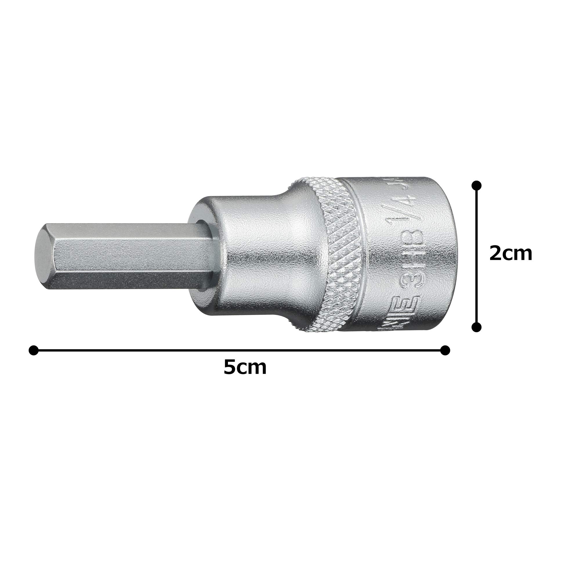 토네 HP3HB-08 육각 소켓 9.5mm 1/4인치 이미지 5