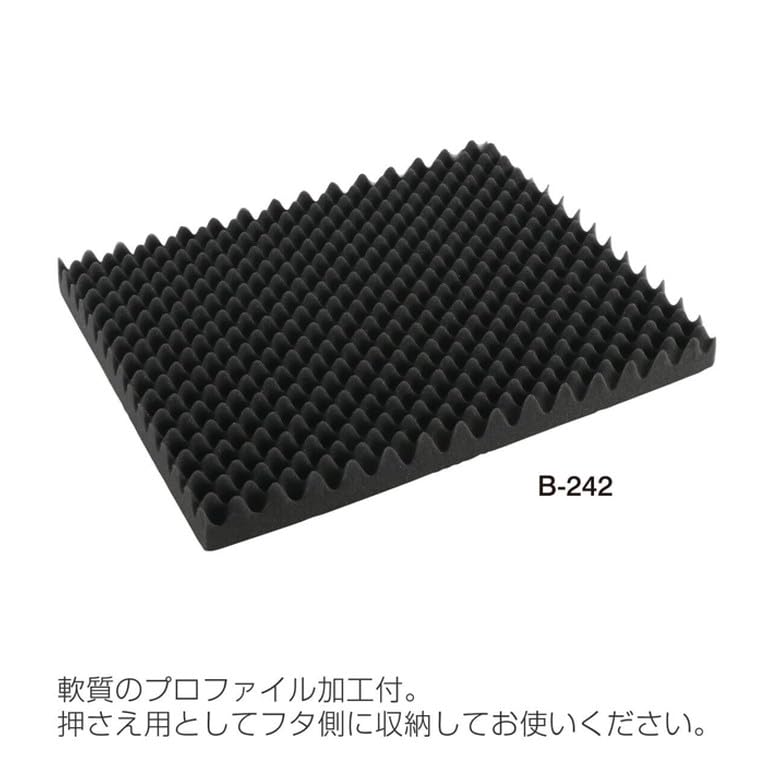 호잔 B-242AZ 400x480mm 점착식 파형 완충 우레탄 2개입 웨이브 우레탄 2매 이미지 3