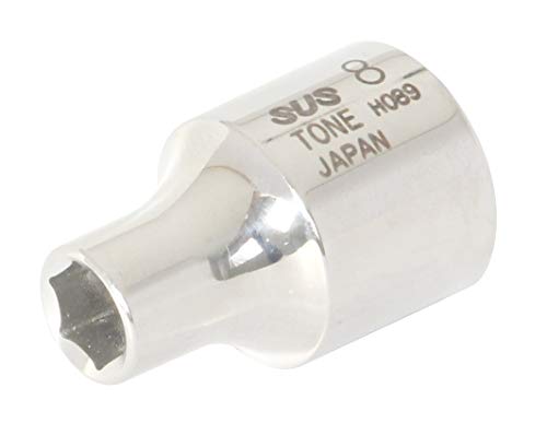 토네 S4V-08 SUS 6각 소켓 12.7mm 8mm 이미지 2