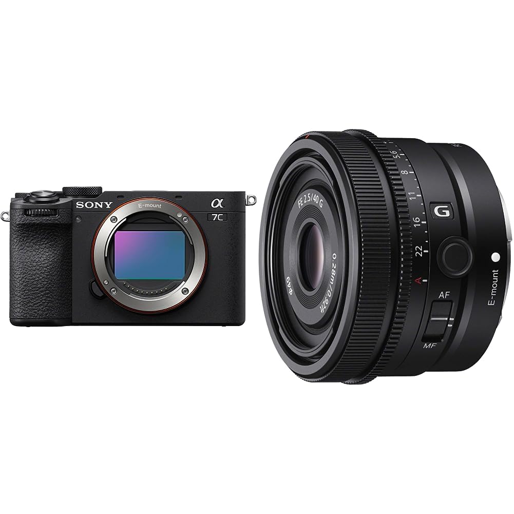 소니 알파  7C II 블랙 ILCE-7CM2 SEL40F25G 렌즈 키트