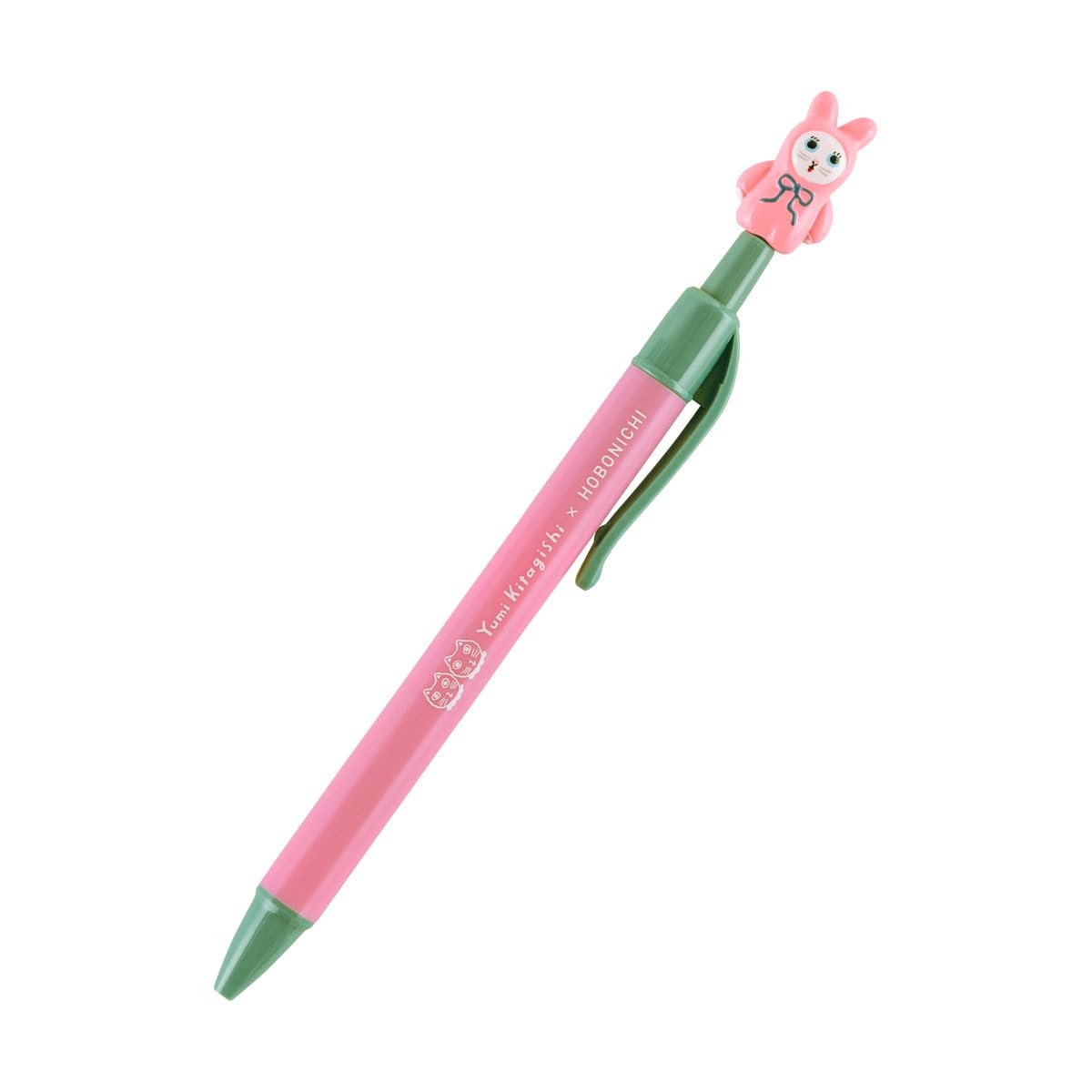 호보니치 키타기시 유미 볼펜 인형 흰고양이 0.5mm