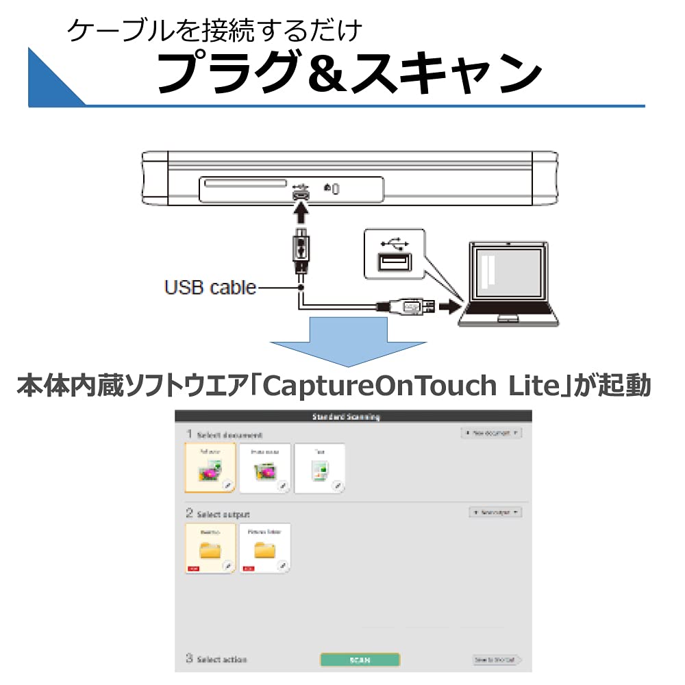캐논 imageFORMULA R10 문서 스캐너 화이트 이미지 2