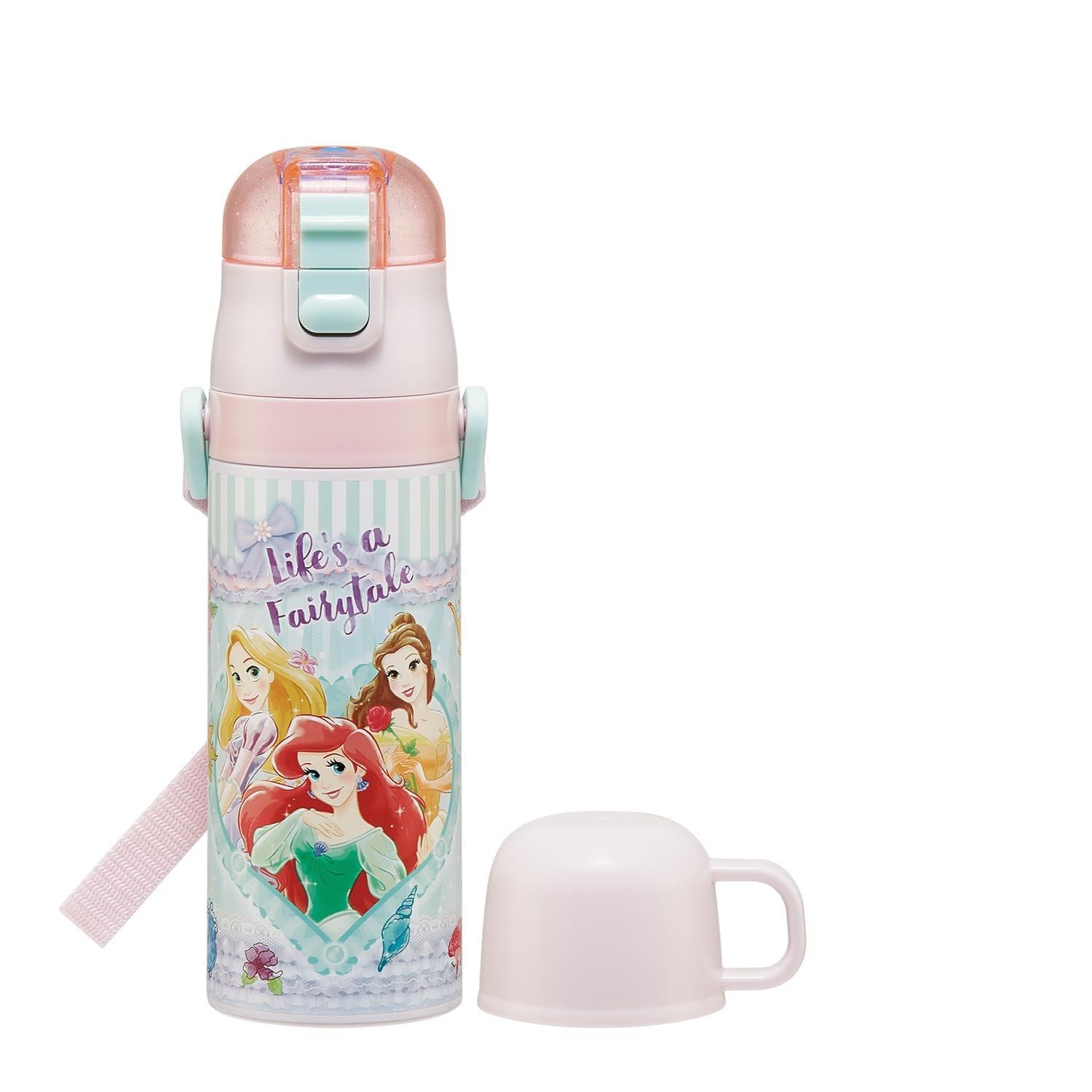 스케이터 디즈니 프린세스 26 2WAY 470ml 아동용 보온보냉 물병