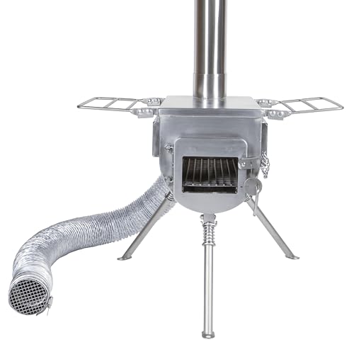 텐트마크 디자인 화목난로 사이드뷰 76mm 아웃사이드에어 3종