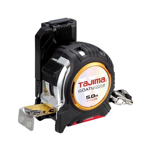 타지마 세프시스템 줄자 강성 두께 G25mm 폭 5.0m 왼손 더블 마그넷 오른쪽 기준점 GASFGLWM2550LR