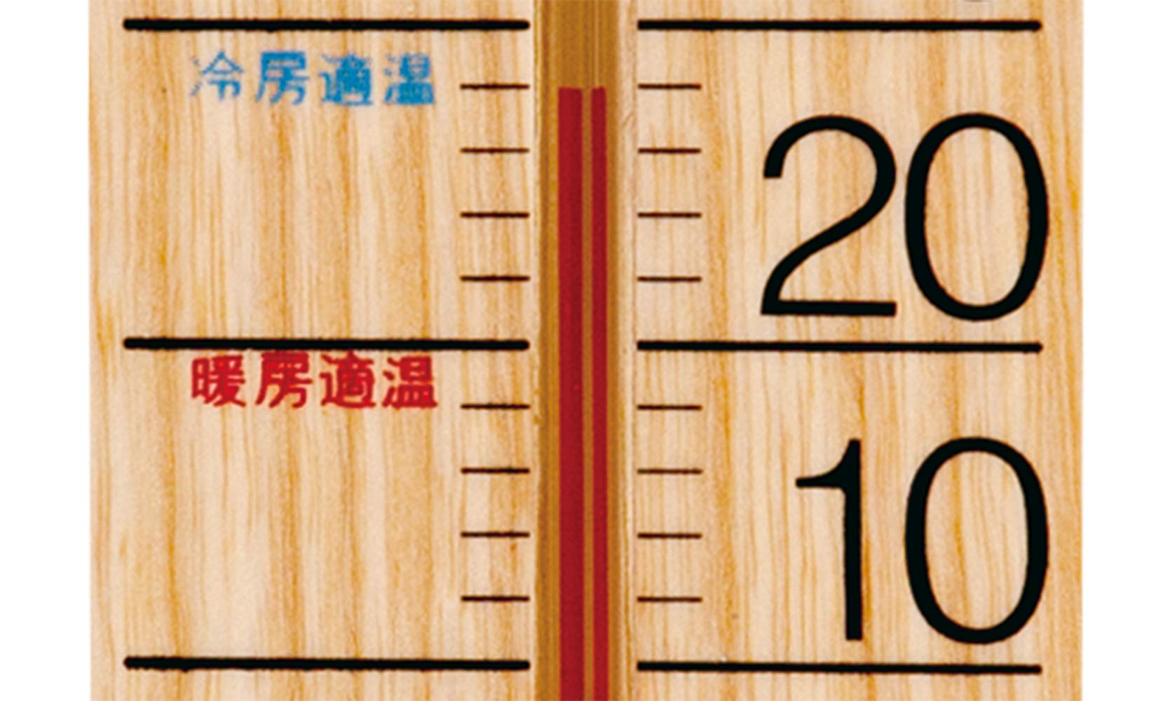 신와 M-023 목재 벽걸이형 아날로그 온도계 2개입 이미지 2