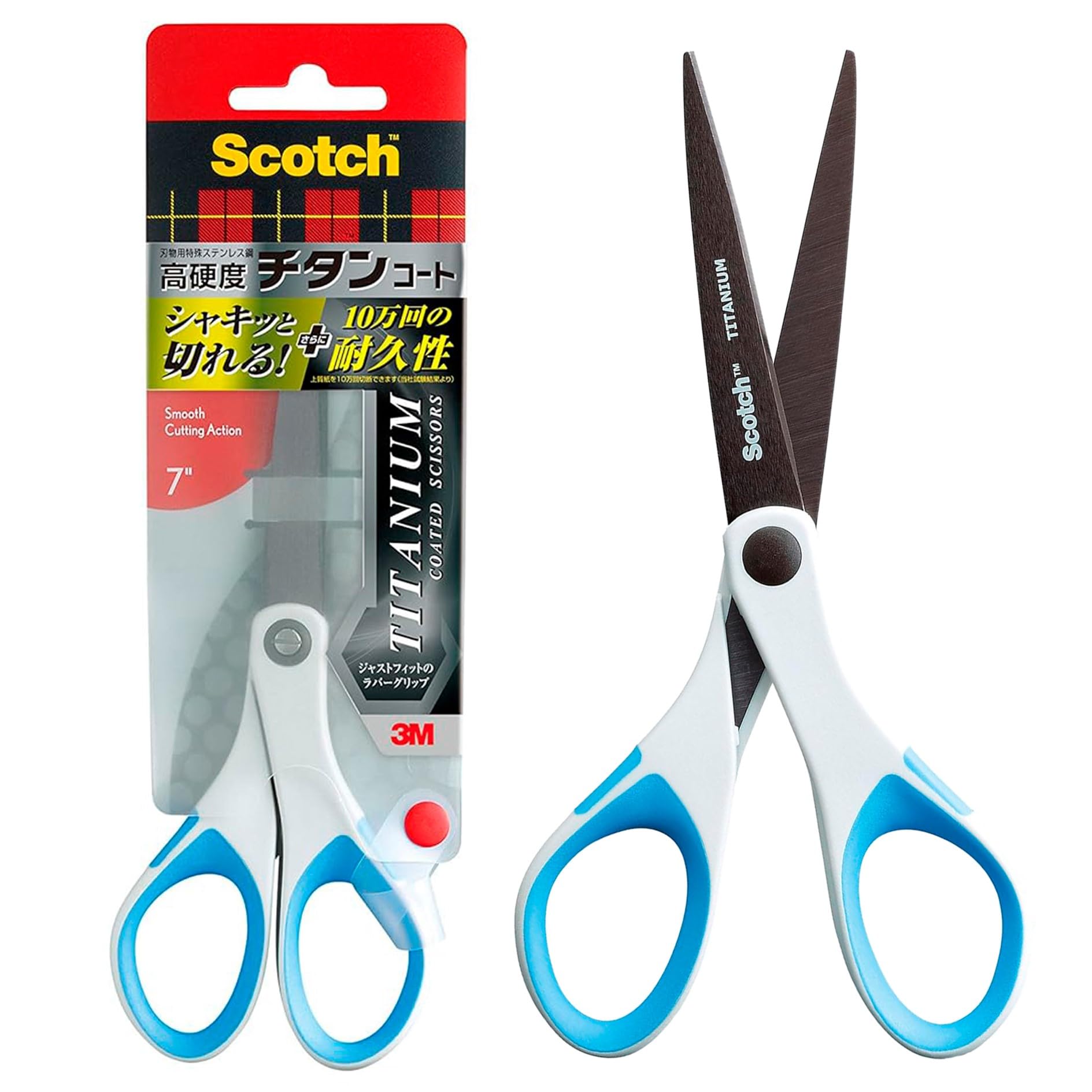 3M 스카치 티타늄 1457 70mm 가위 4. 티타늄 코팅 칼날 70mm