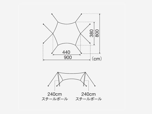 스노우피크 랜드네스트 S 텐트 타프 세트 SET-259-1-AZ 이미지 8