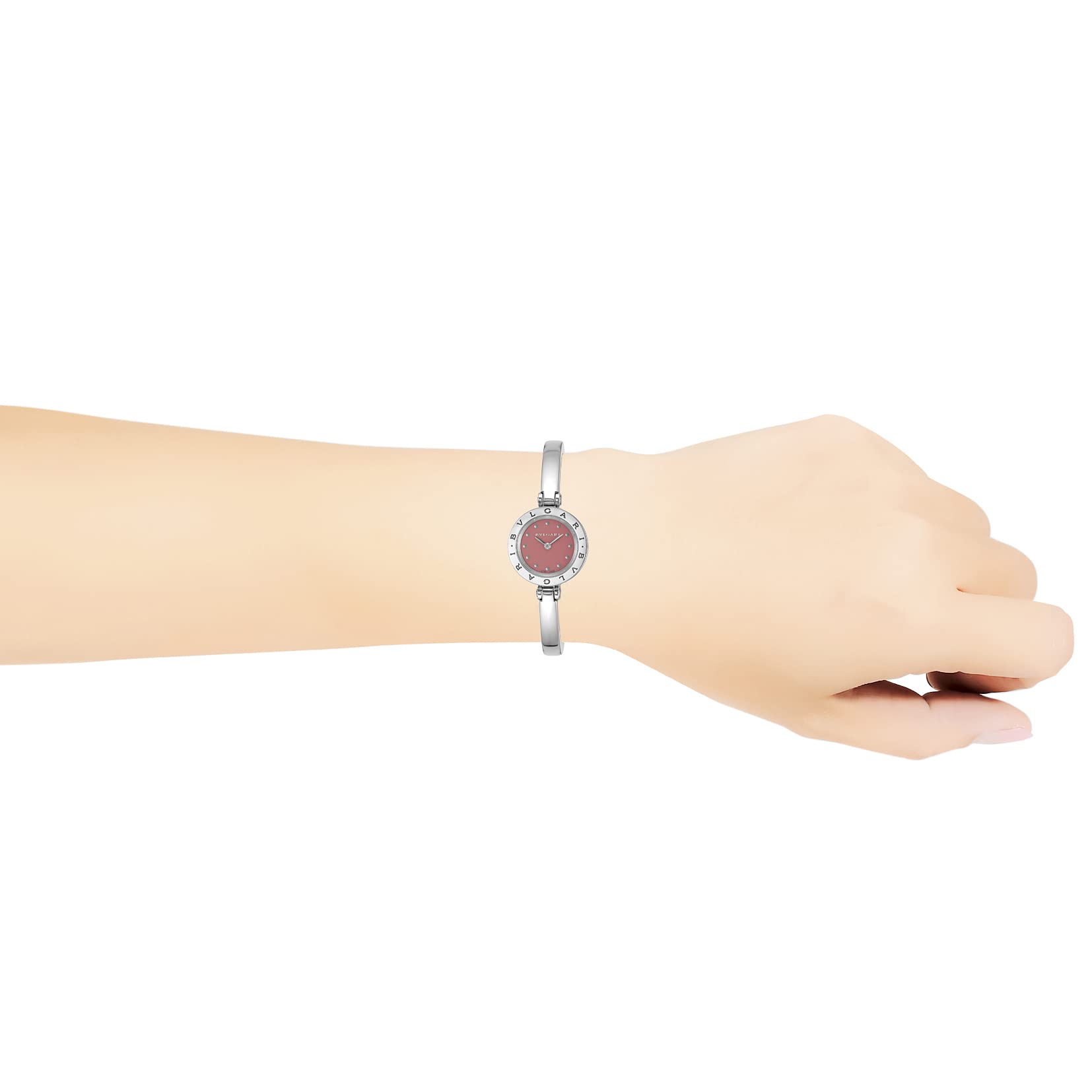 불가리 비제로원 핑크 BZ23C2DSS.S 23mm 여성용 손목시계 쿼츠 이미지 2