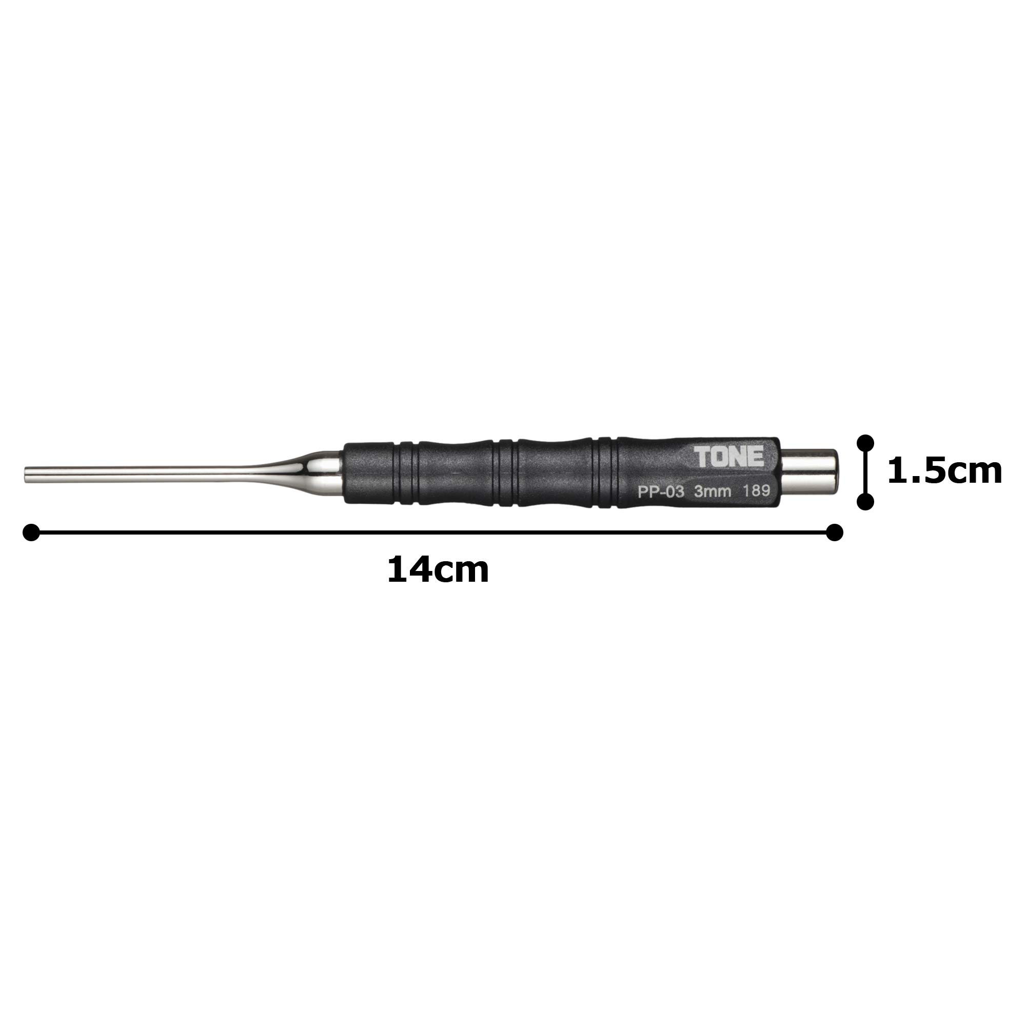 토네 PP-03 3mm 핀펀치 블랙 이미지 3