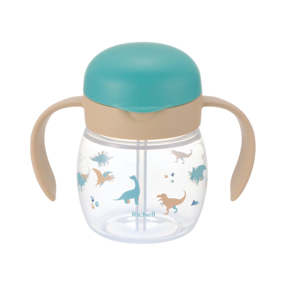리첼 트라이 그린 200ml 빨대컵