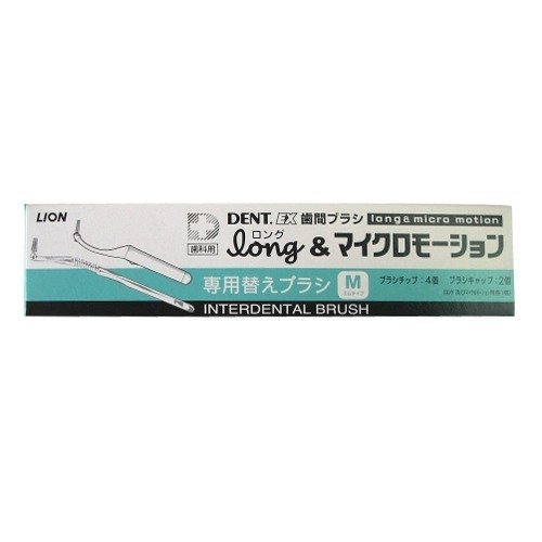 라이온 DENT.EX 치간칫솔 전용 리필 M 4개입