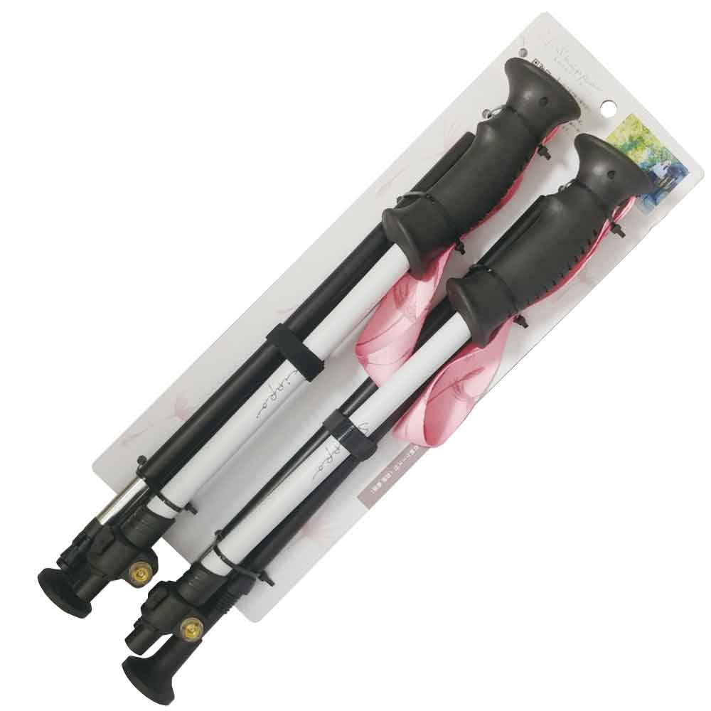 하타치 트리포워커 핑크 WH1700-64 접이식 워킹폴 이미지 2