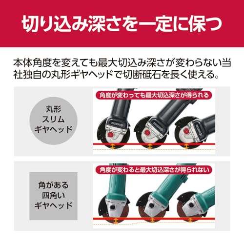 교세라 RG1262 623554B 125mm 디스크 그라인더 저속형 1100W 이미지 4