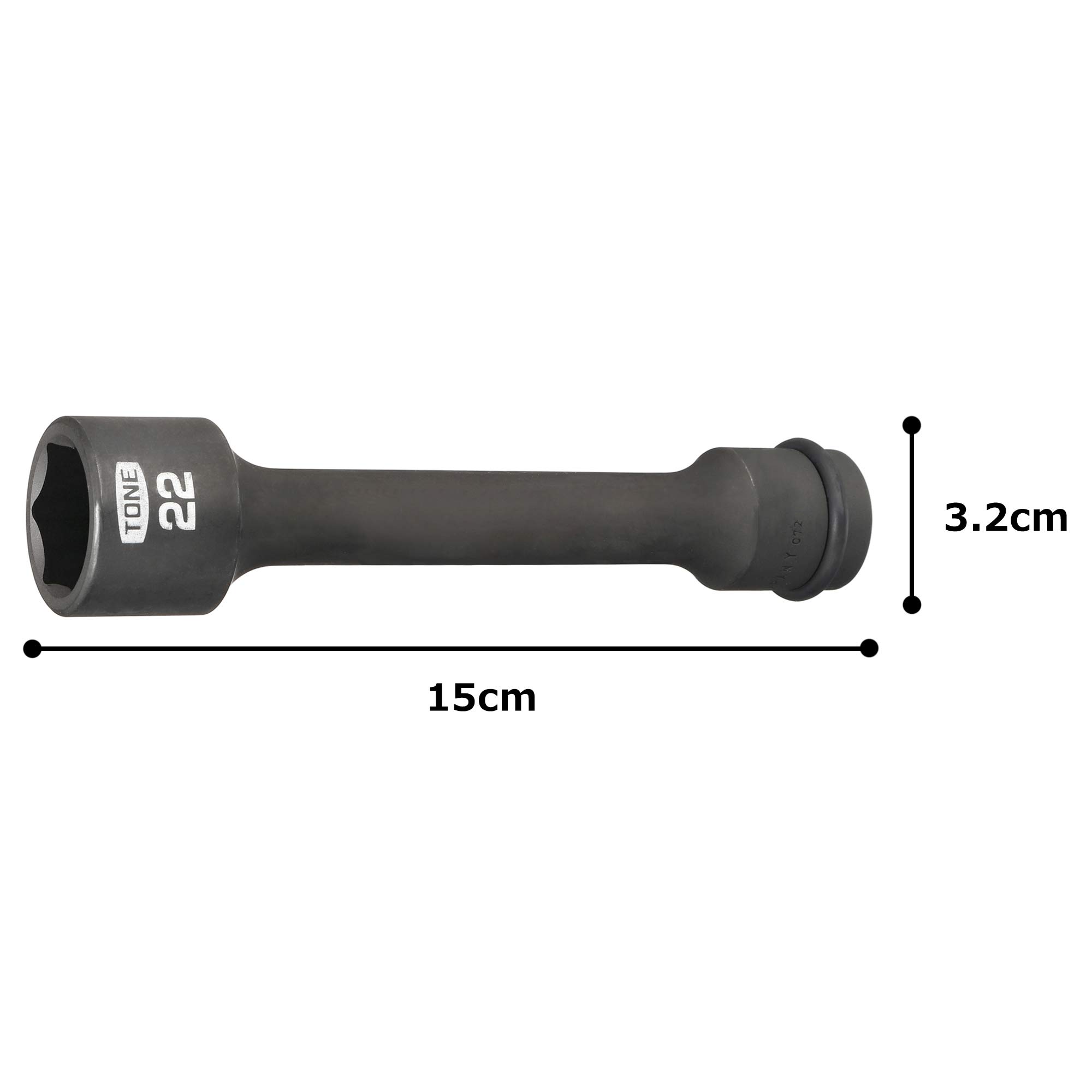 토네 4AEX-22L150 22mm 임팩트 익스텐션 소켓 12.7mm 이미지 5