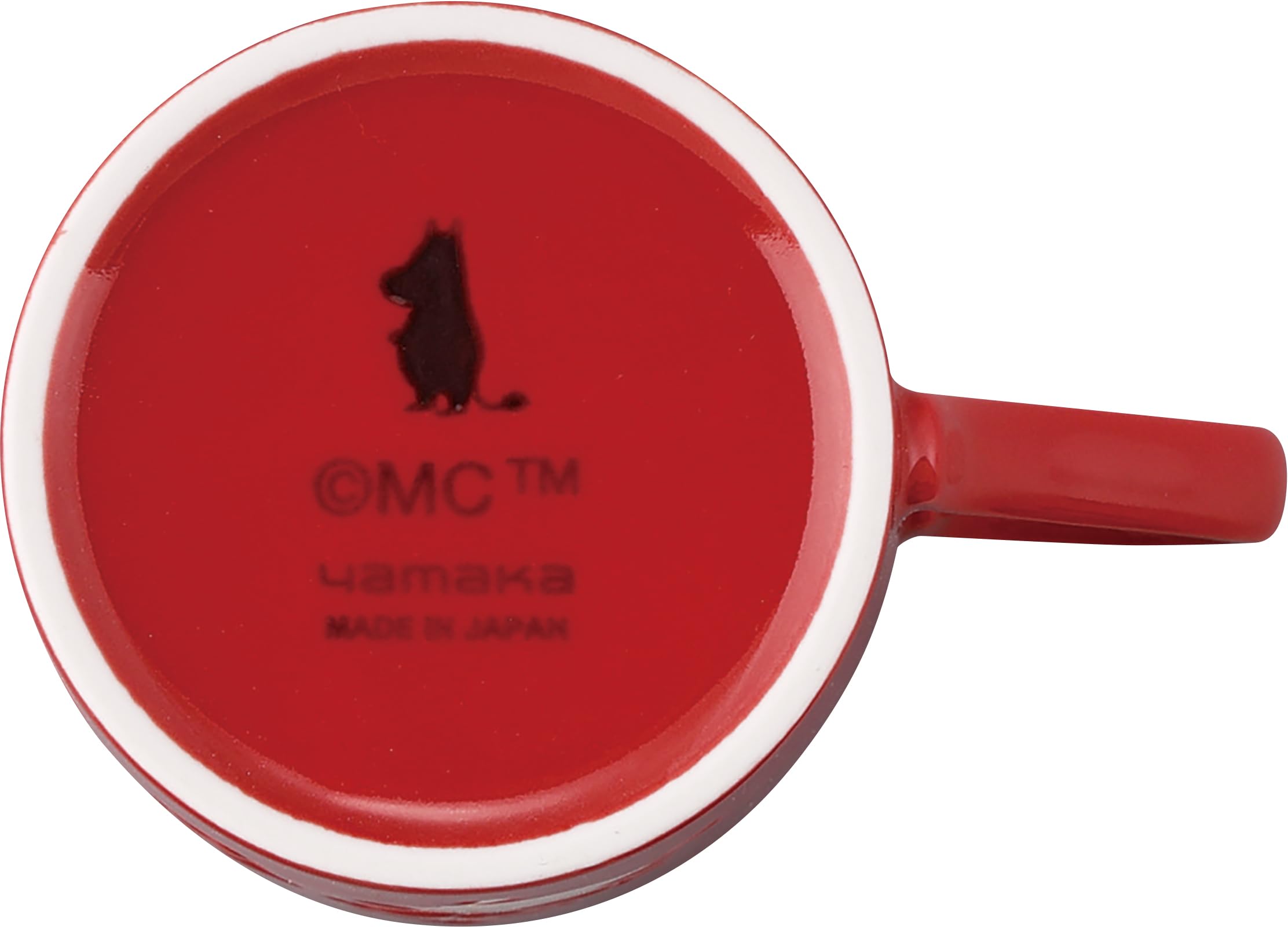 야마카 무민 키리에 리틀미이 머그컵 MM9002-11 320ml 레드 이미지 4