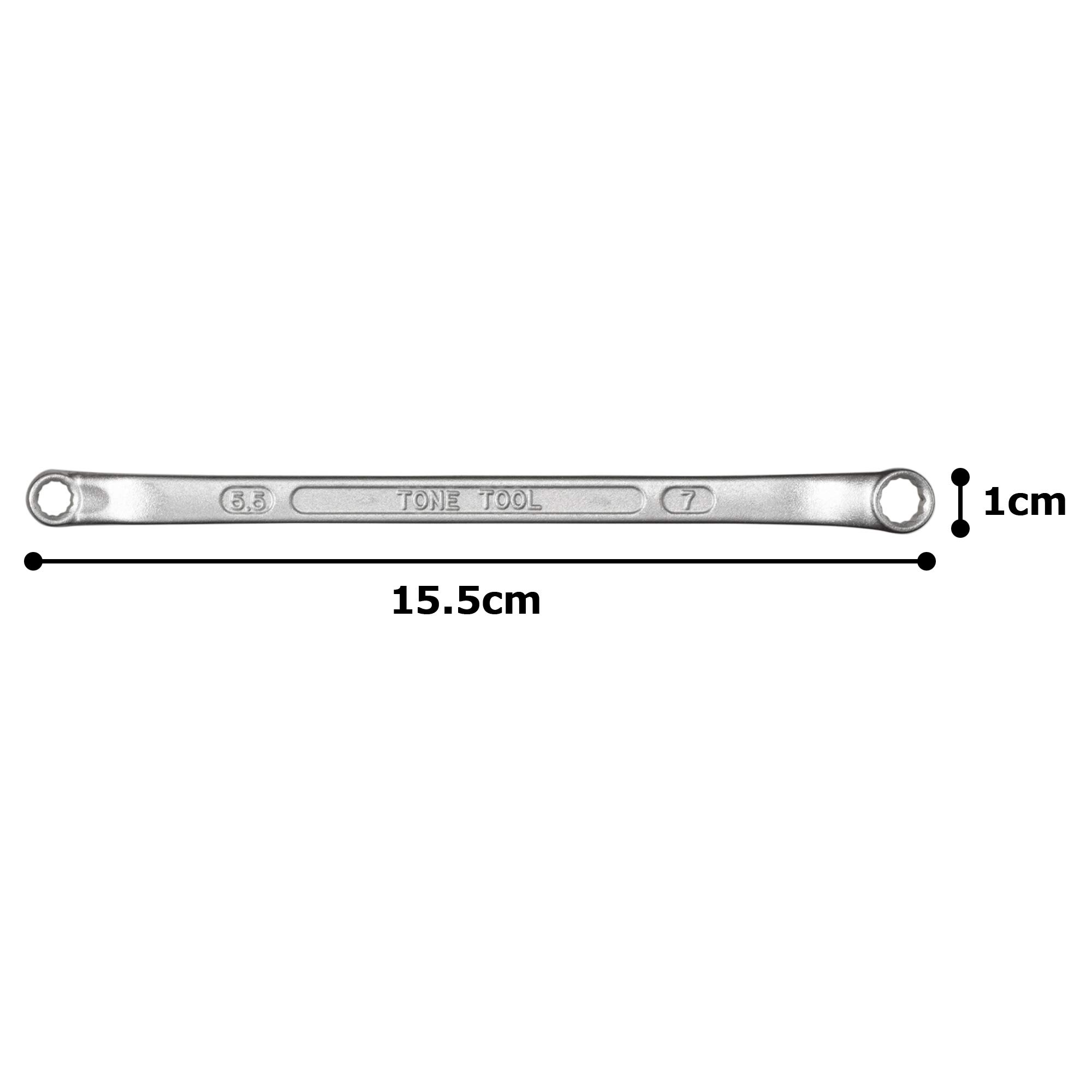 토네 롱 메카닉 옵셋렌치 HPM44-5.507 5.5x7mm 45도 이미지 5