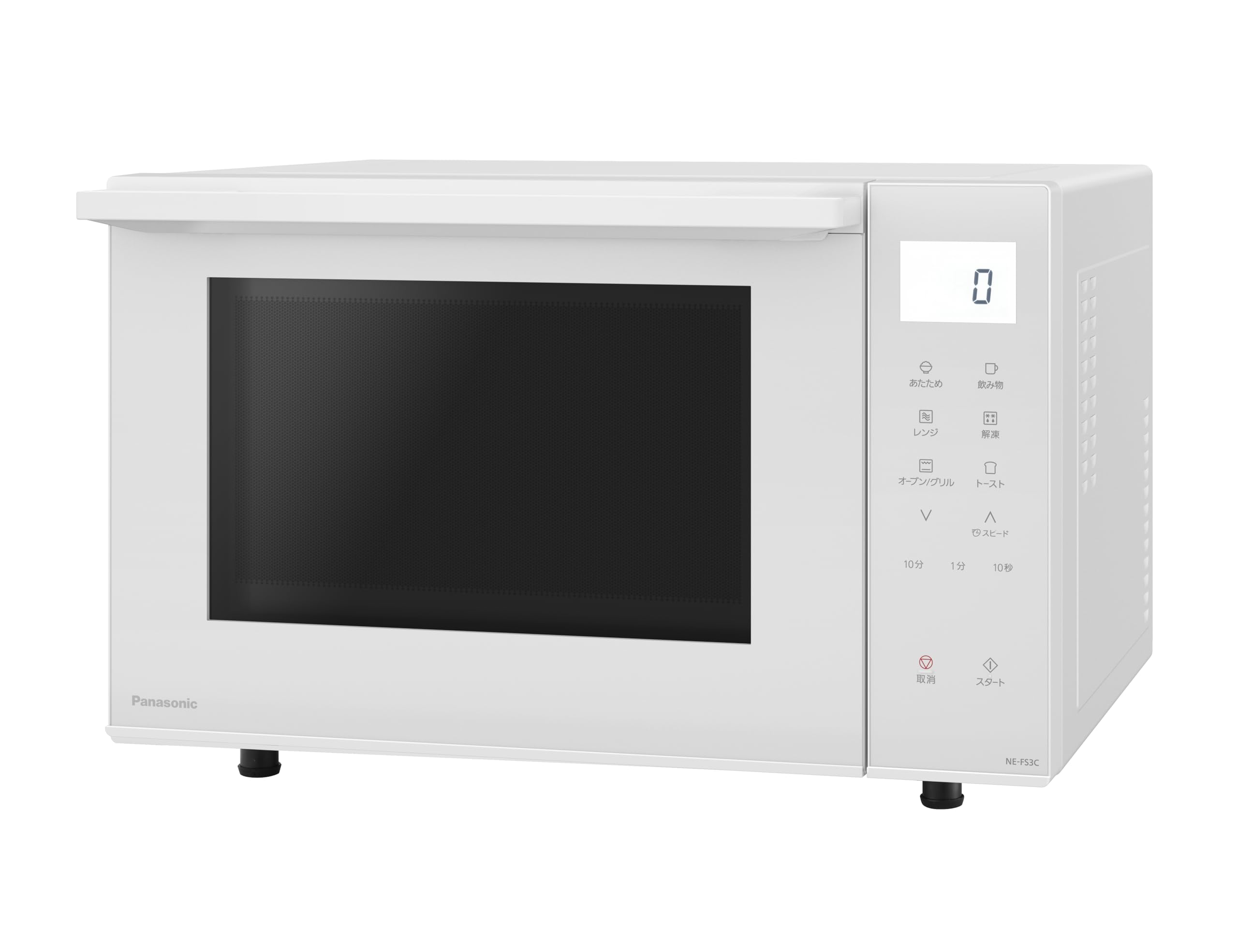 [중고] 파나소닉 오븐레인지 23L 화이트 NE-FS3C-W 컴팩트 플랫테이블 이미지 1