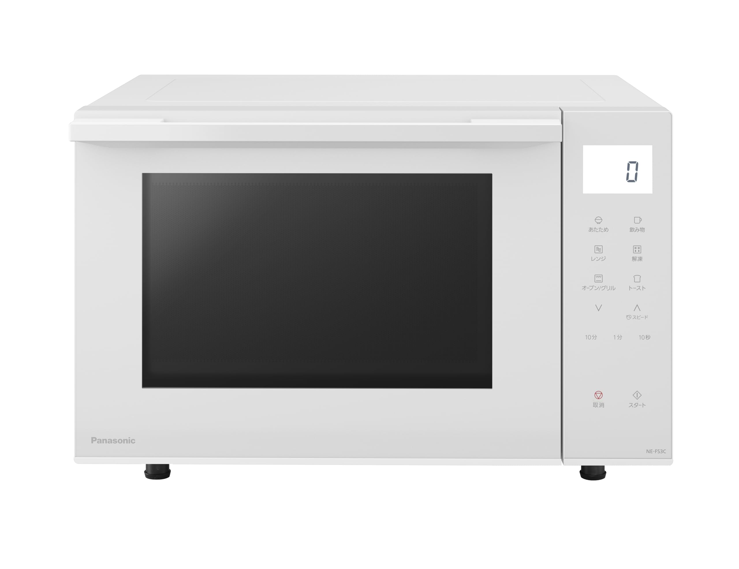 [중고] 파나소닉 오븐레인지 23L 화이트 NE-FS3C-W 컴팩트 플랫테이블 이미지 2
