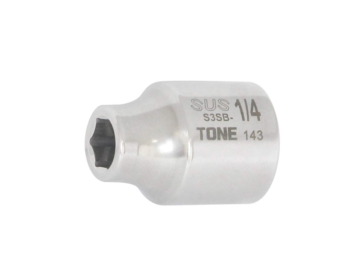 토네 S3SB-08 1/4인치 SUS 6각 소켓 9.5mm