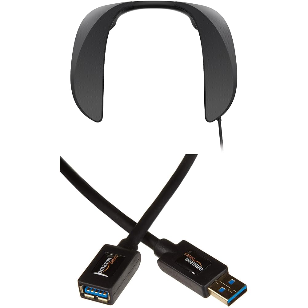 파나소닉 게이밍 넥스피커 그레이 SC-GN01 유선 USB 연장케이블 세트 이미지 1