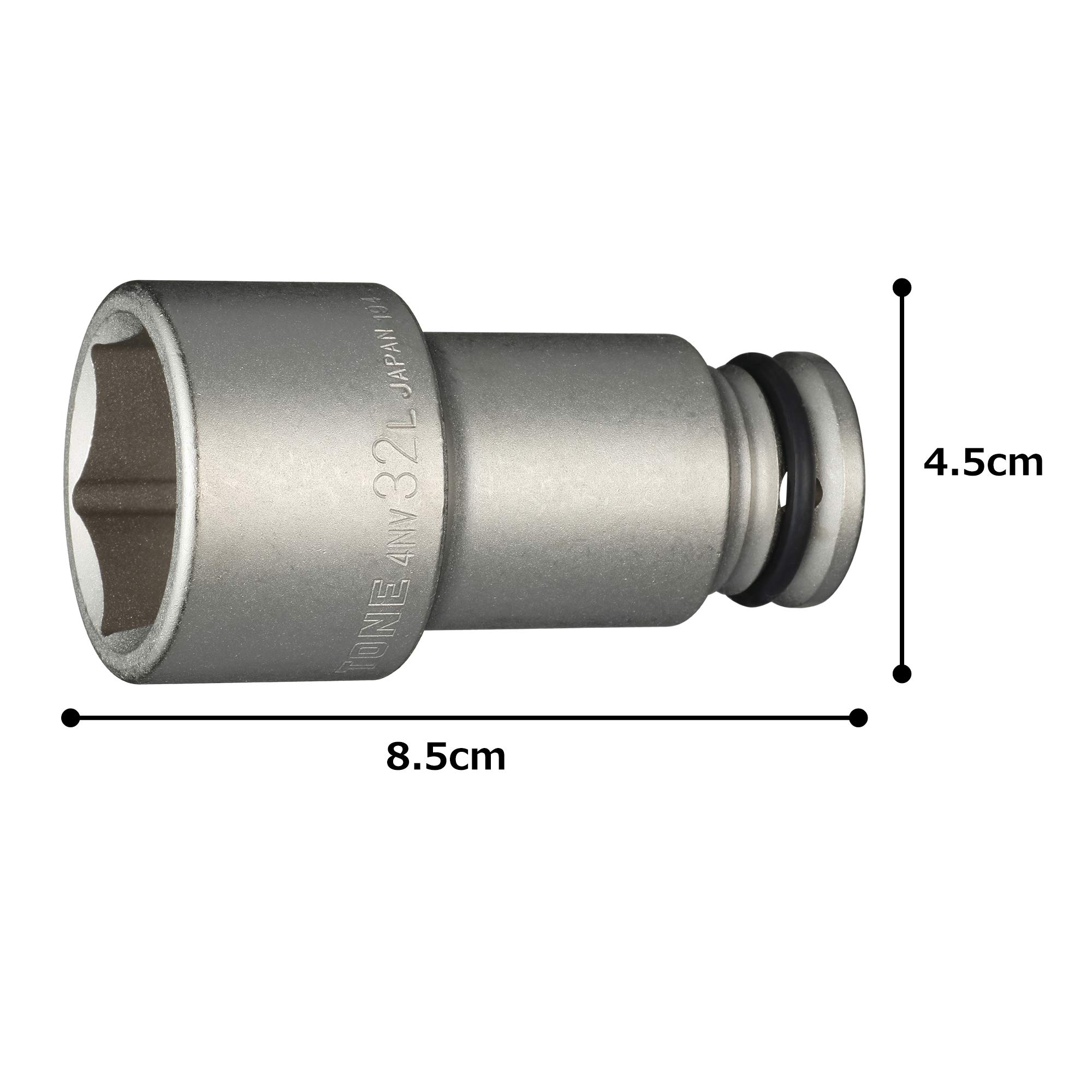 토네 HP4NV-32L 32mm 임팩트 롱소켓 이미지 5