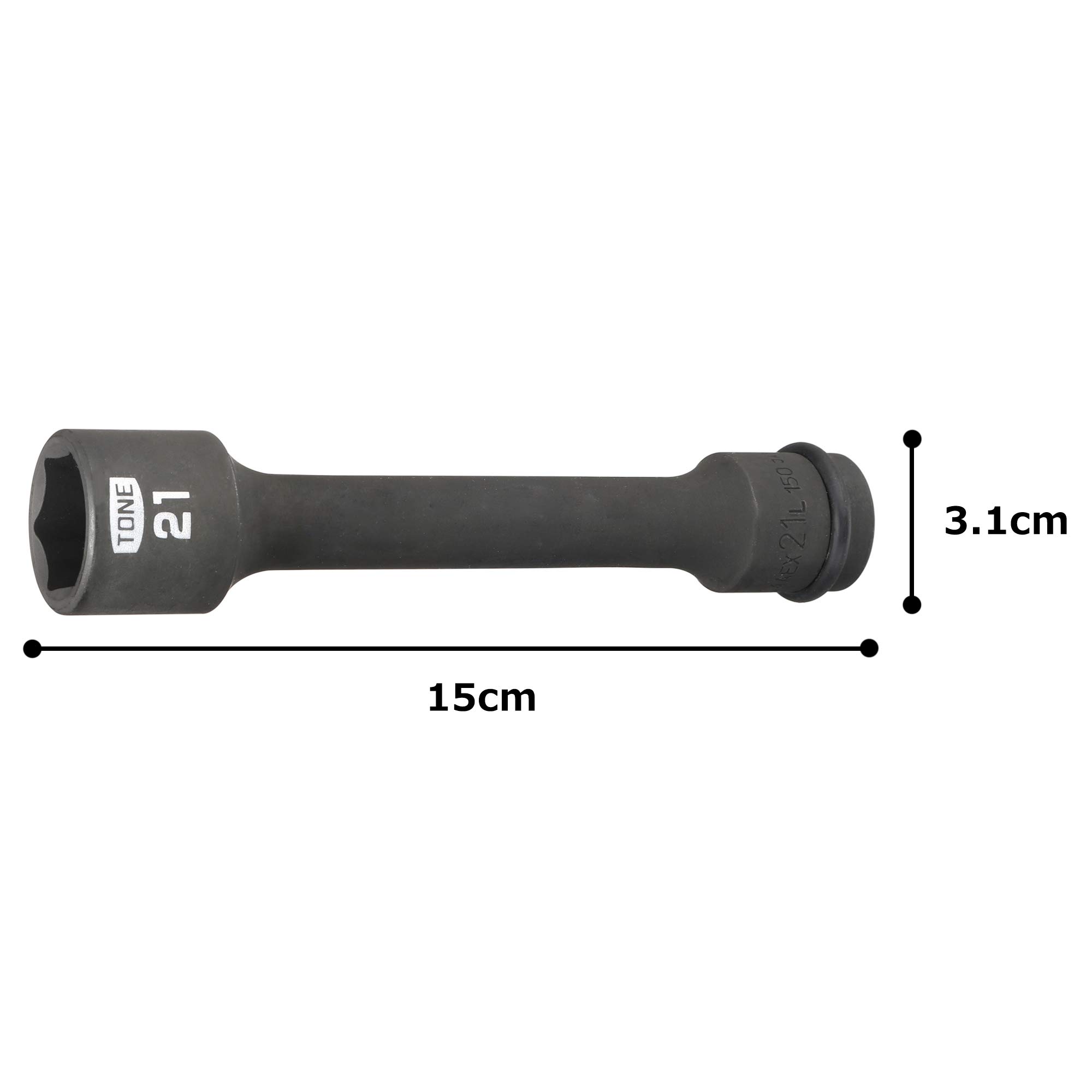 토네 4AEX-21L150 21mm 임팩트 익스텐션 소켓 이미지 5