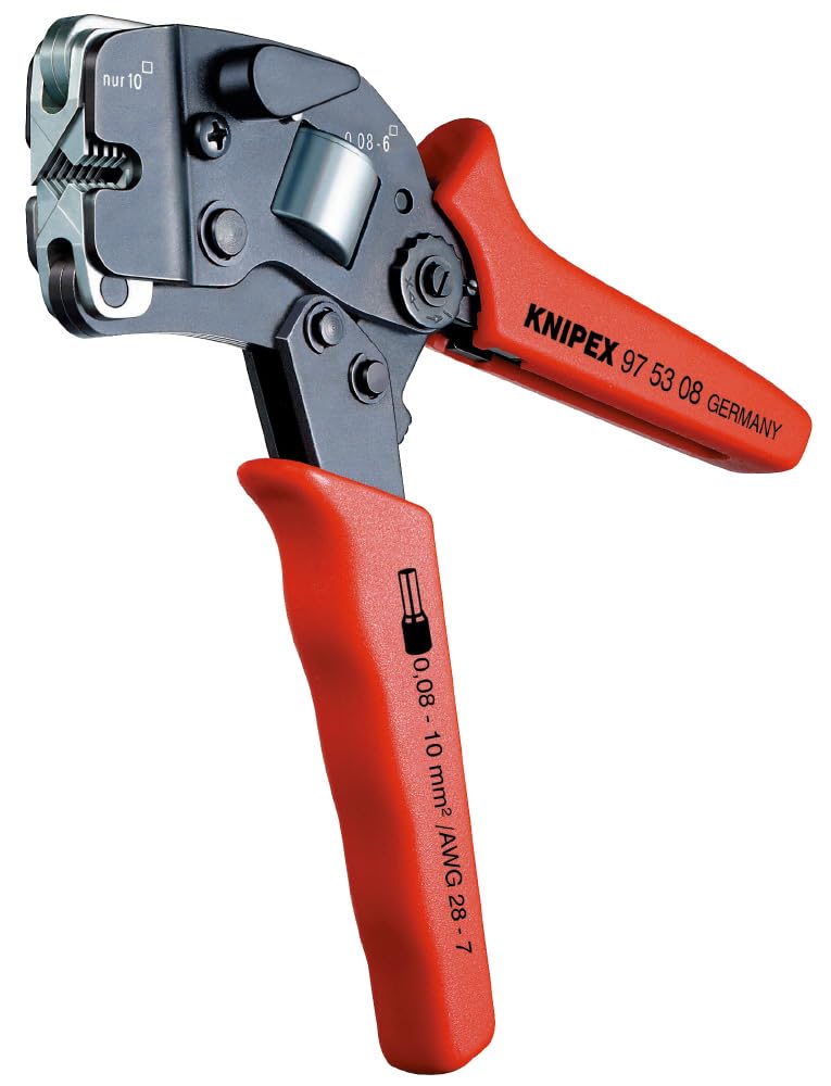 크니펙스 9753-08 컴포트 와이어 엔드슬리브 압착 펜치 블랙 190mm 이미지 4