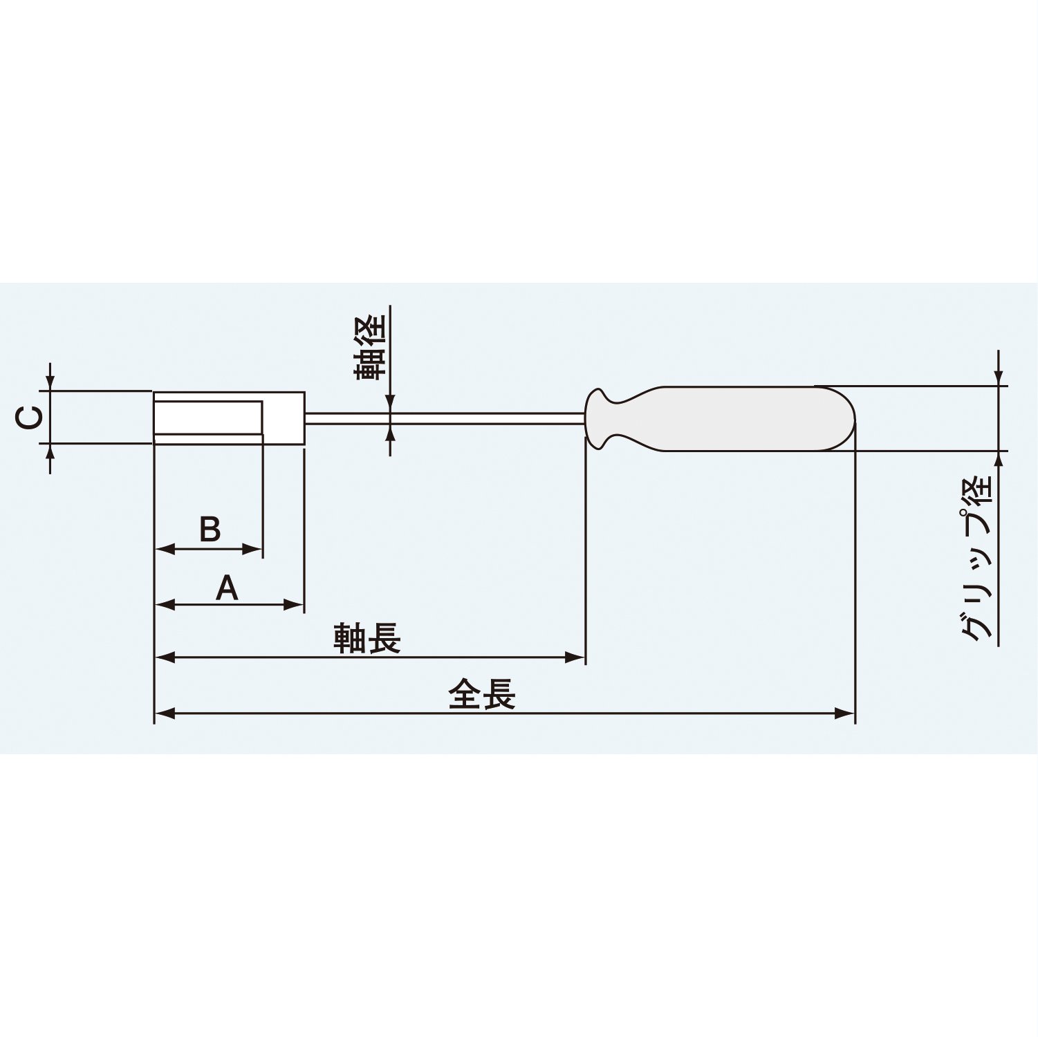 엔지니어 DN-01 너트 드라이버 3mm 대변: 3mm 이미지 2