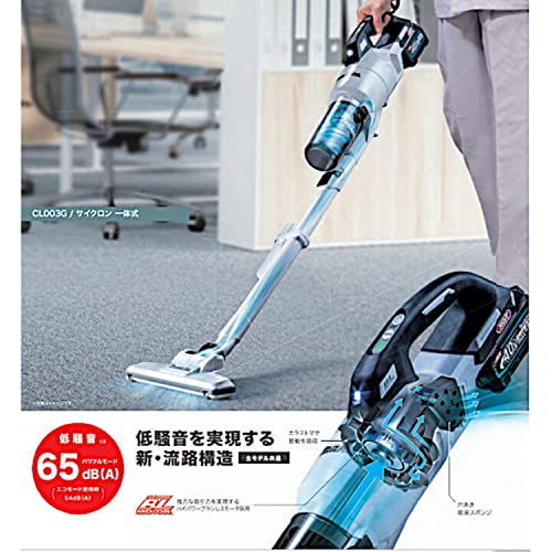 마키타 올리브 CL003GRDO 40Vmax 2.5Ah 충전식 무선 청소기 세트 이미지 2