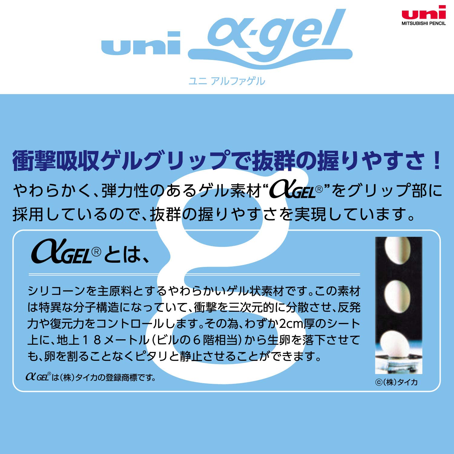 미쓰비시 연필 유니 알파겔 샤프 펜슬 화이트 M5809GG1P.1 단단한타입 이미지 7