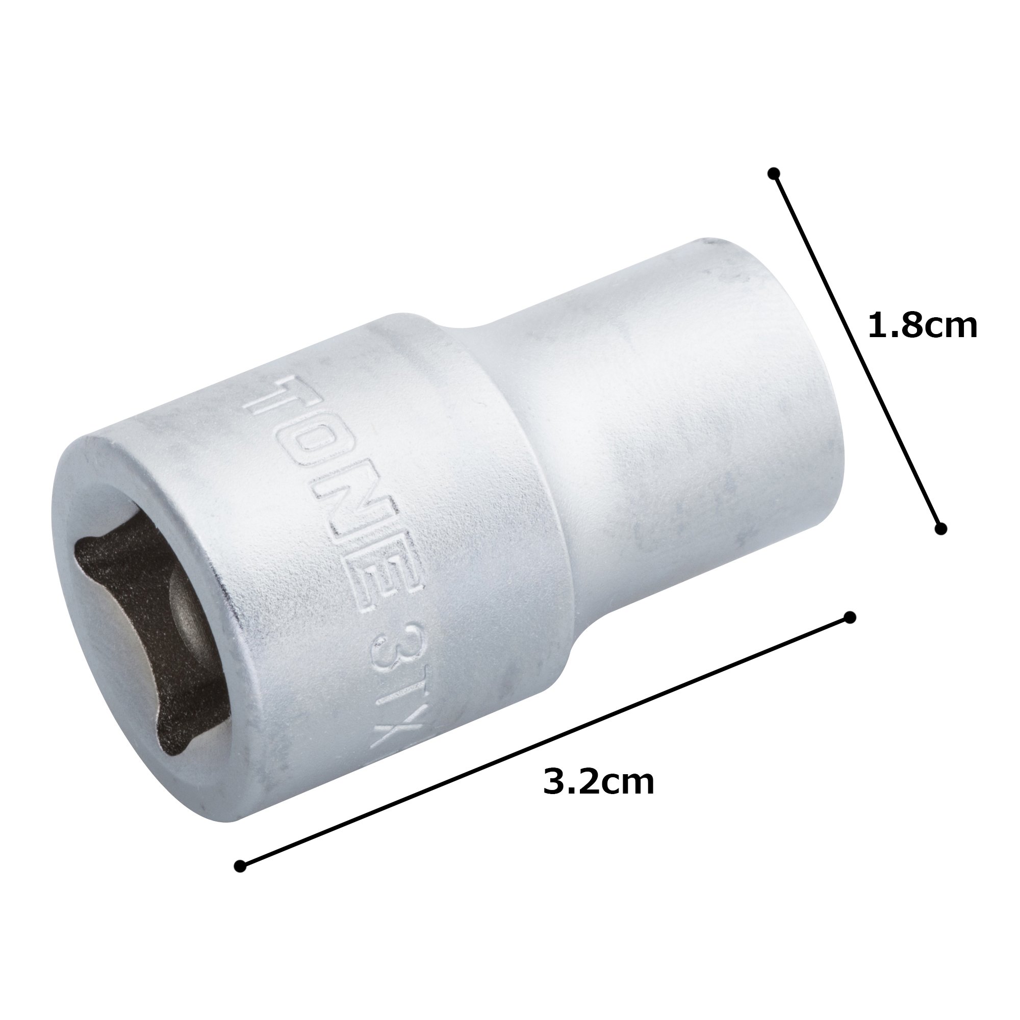 토네 HP3TX-E12 9.5mm E형 토크스 소켓 이미지 3