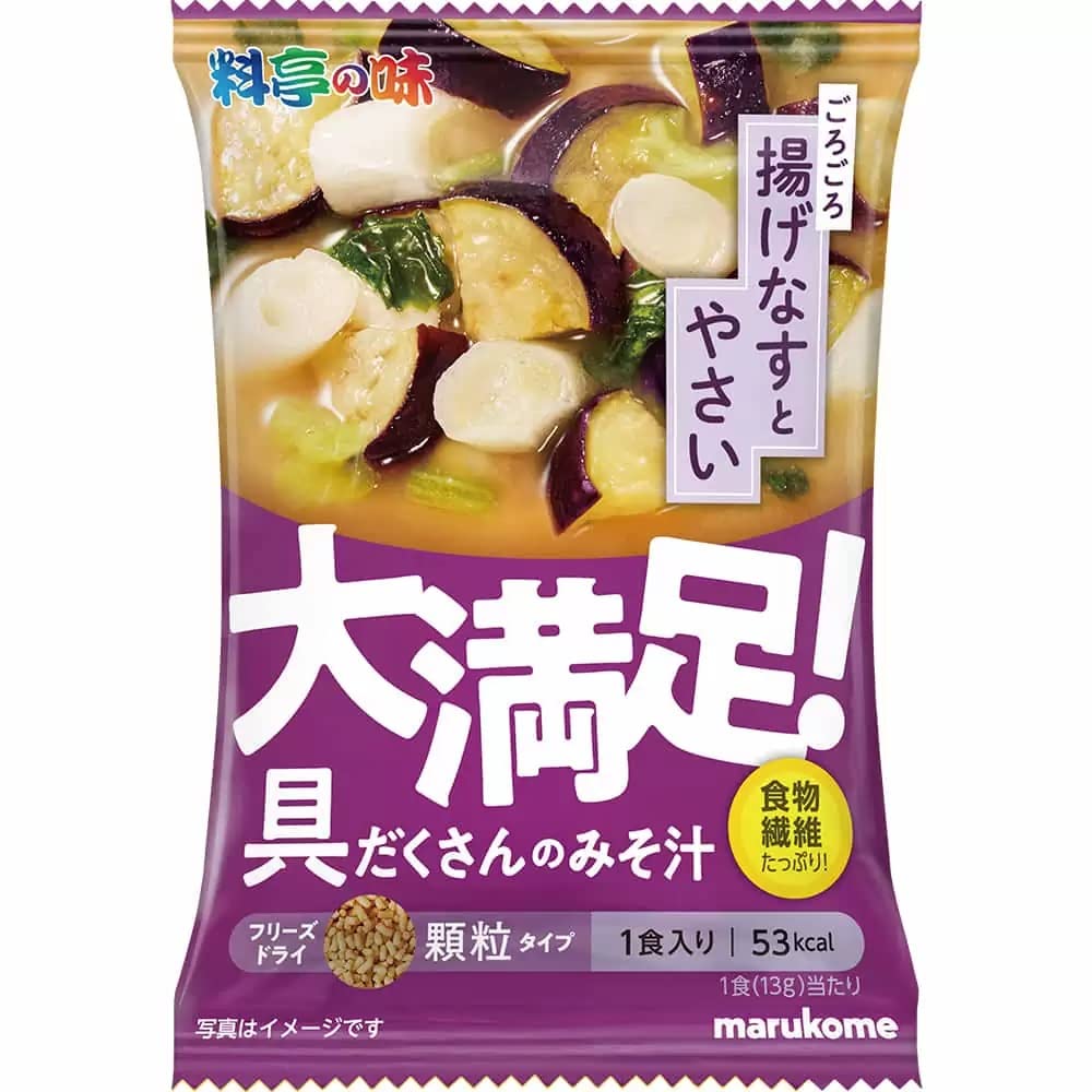 마루코메 다이만조쿠 가지 야채 즉석 된장국 10개입 과립형