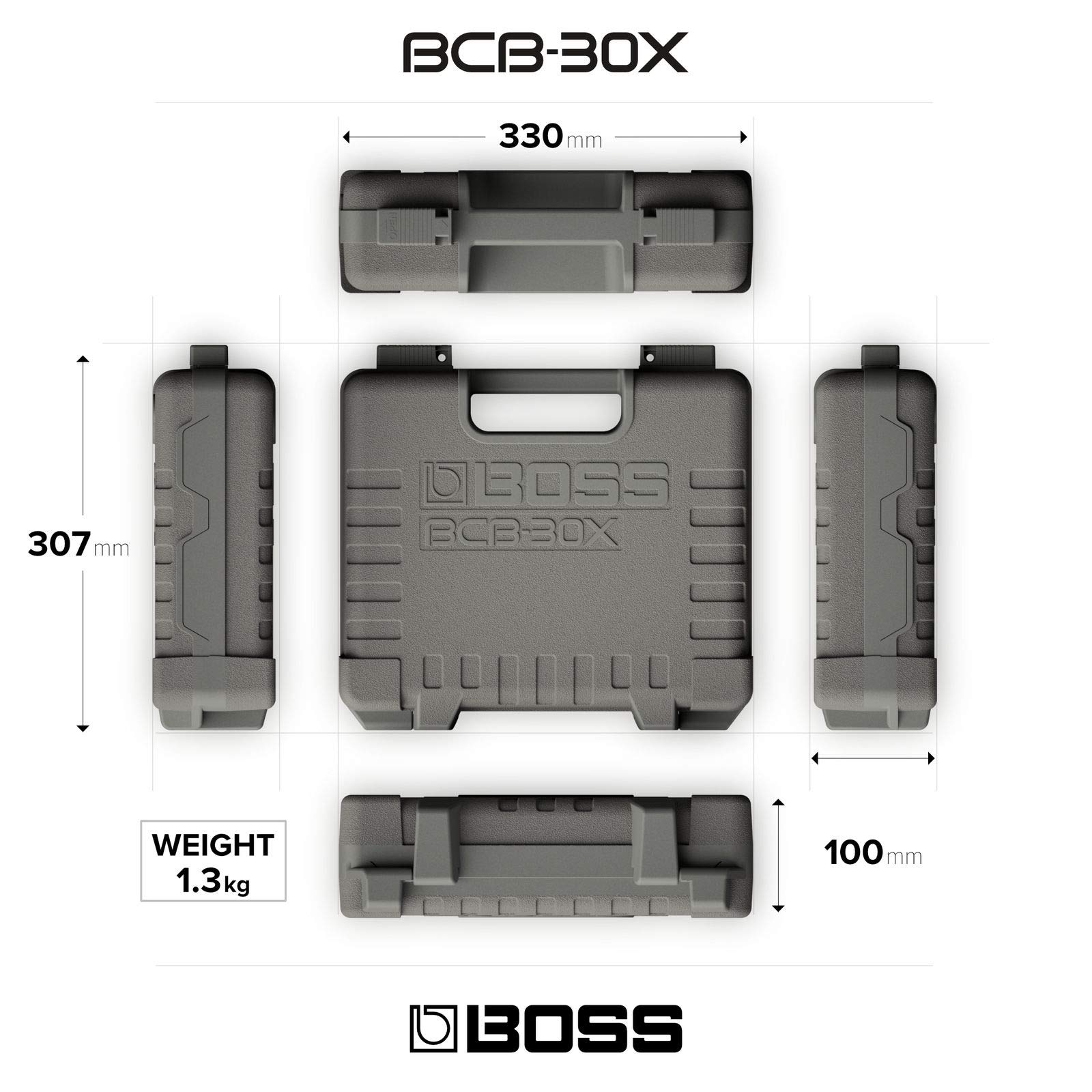 보스 BCB-30X 페달보드 케이스 소형 블랙 이미지 10