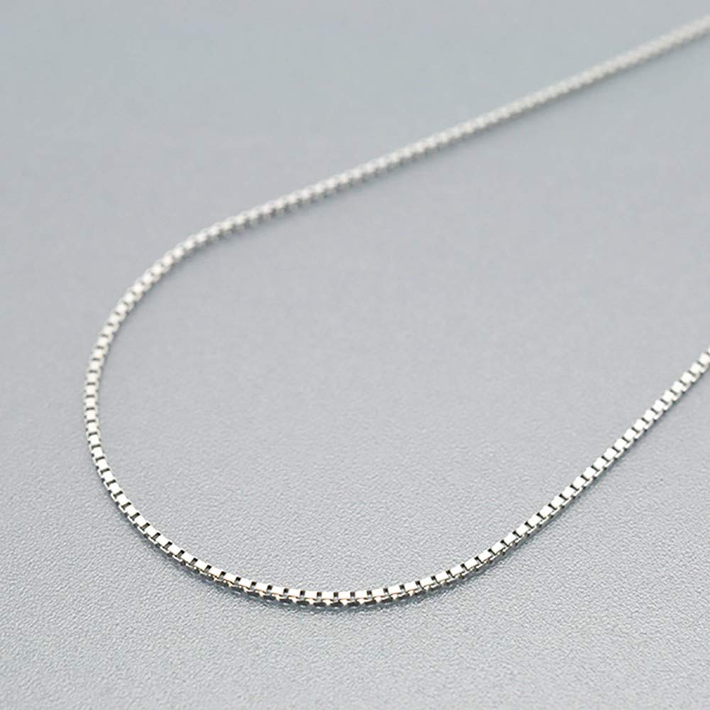 교세라 베네치안 체인 목걸이 폭 0.8mm 45cm K18 화이트골드 이미지 2