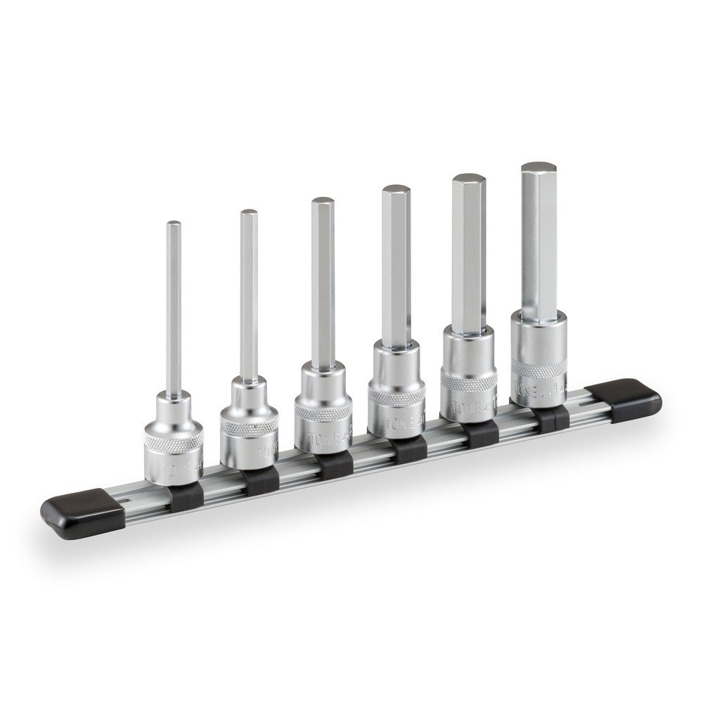 토네 HH406L 12.7mm 롱 육각 소켓 세트 홀더포함 6점
