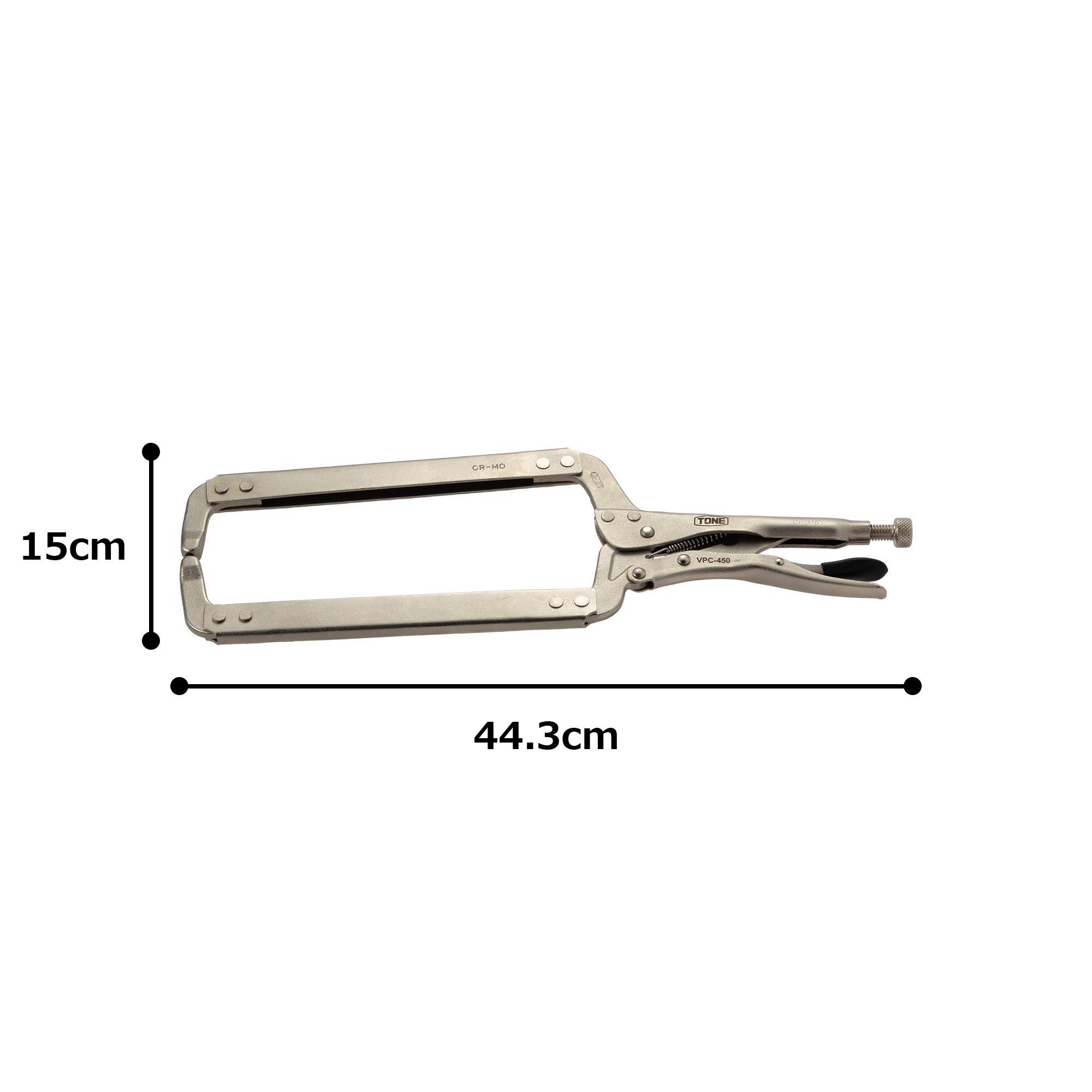 토네 C형 그립 플라이어 VPC-450 443mm 이미지 5