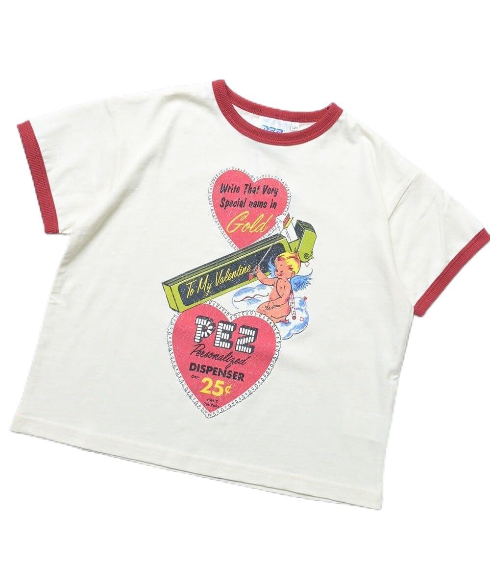 마키즈 PEZ 별주 프린트 반팔 티셔츠 B10 오프화이트 120