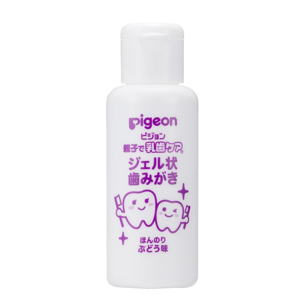 피죤 유아용 젤 치약 포도맛 40ml 6개월부터 그레이 2개