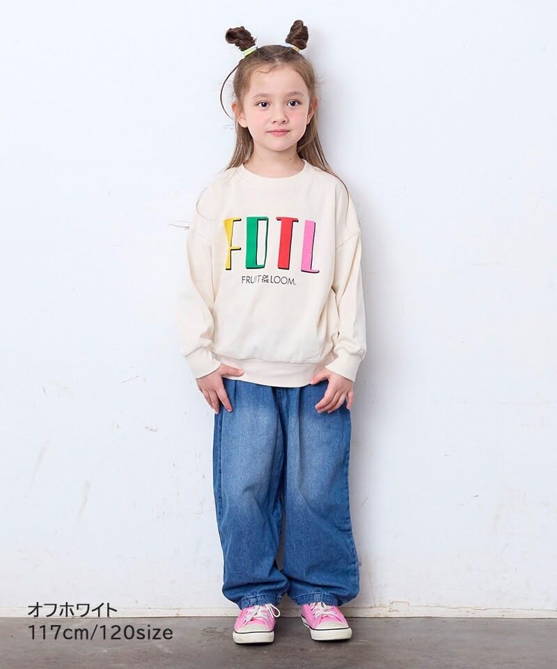 마키즈 FRUIT OF THE LOOM 별주 프린트 맨투맨 네이비 90 이미지 5