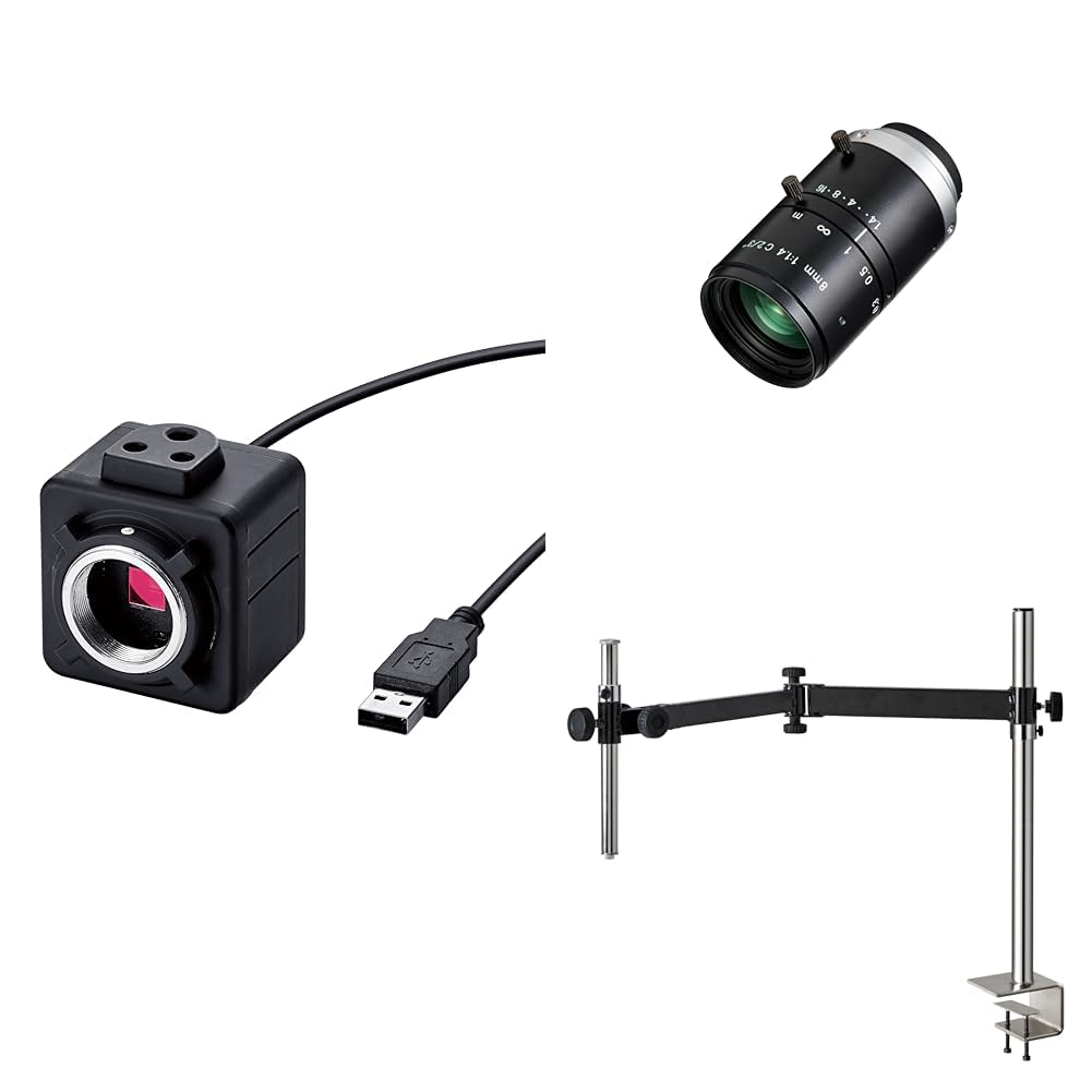 호잔 USB 연결 300만 화소 초점거리 8mm 작동거리 100mm-∞ 롱 암 클램프