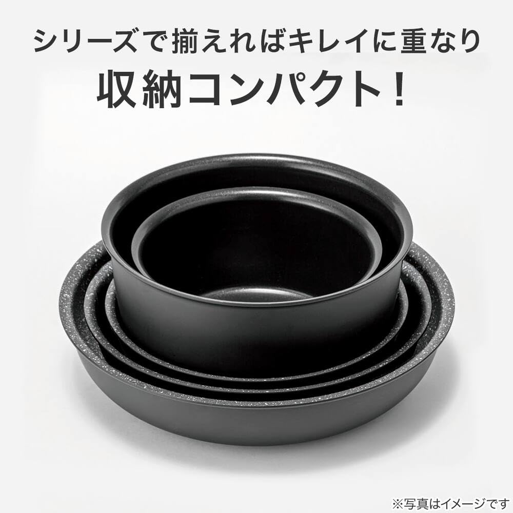 니토리 토레루3 블랙 20cm 냄비 초경량 탈착식 이미지 6