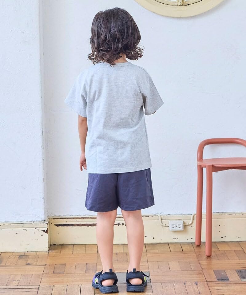 마키즈 디즈니 별주 프린트 반팔 티셔츠 헤더그레이 130 이미지 7