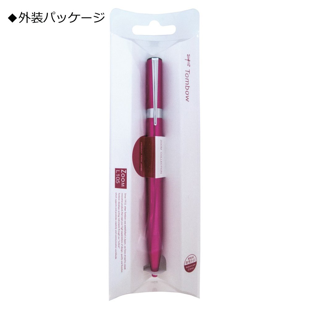 톰보 ZOOM 핑크 FLB-111F 0.5mm 유성볼펜 바디색상 핑크 단품 이미지 5