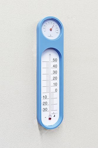 신와 PC오벌 온습도계 M-055 블루 48932 이미지 3