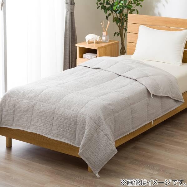 니토리 리버시블 마혼방 다운켓 K2608 더블 그레이 차렵이불 이미지 7