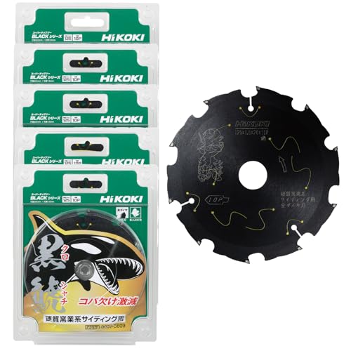하이코키 쿠로샤치 0023-0902 125mm 칩쏘 경질사이딩용 5+1입